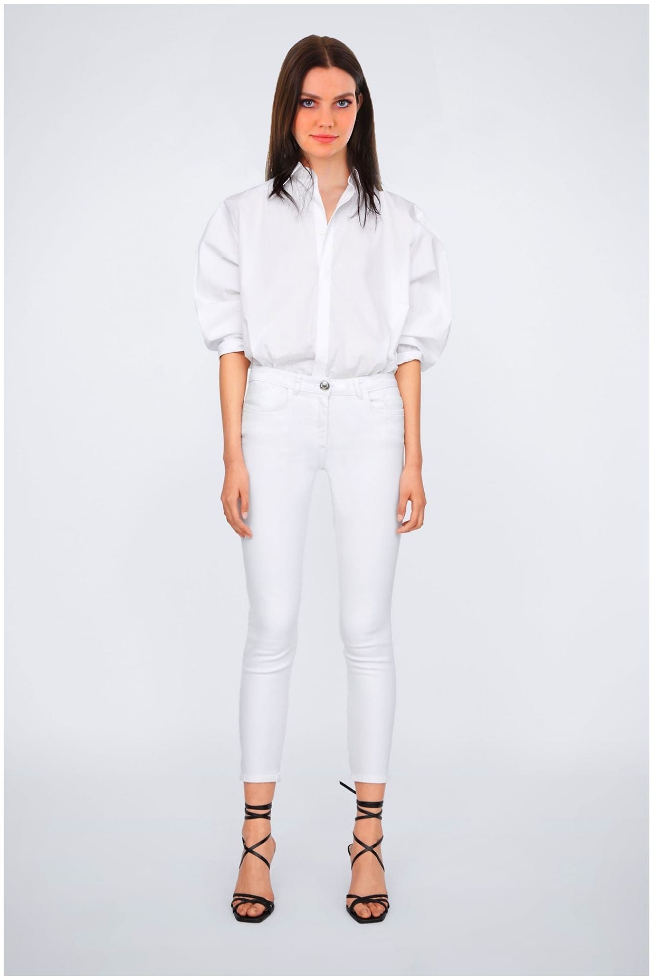 Pantalon Vintage Blanc – Image 2