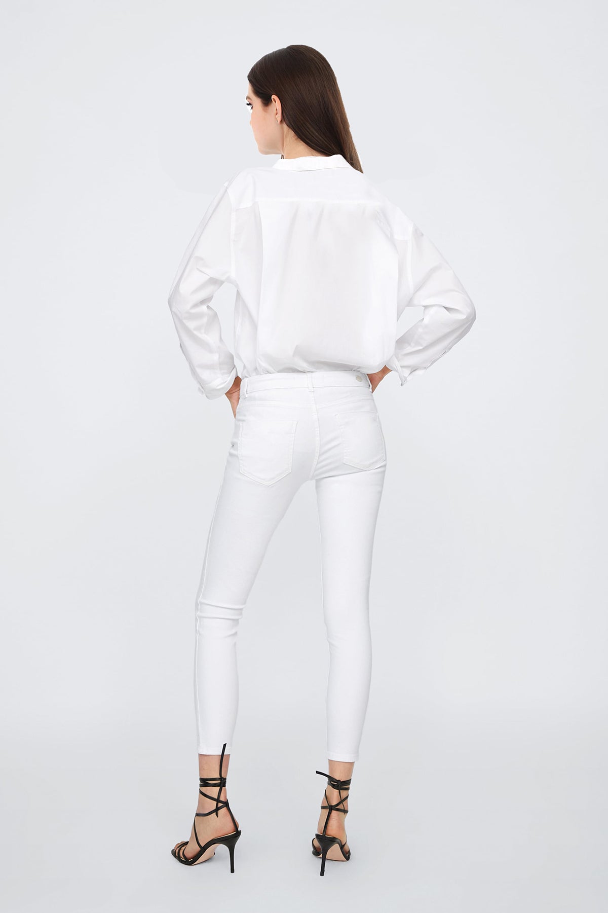 Pantalon Vintage Blanc – Image 3