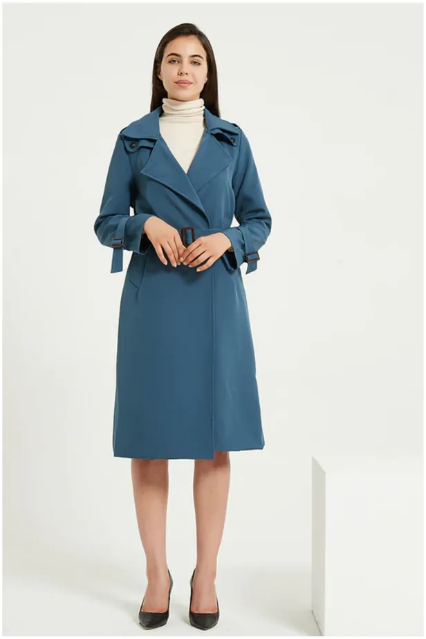Trench Vintage Royal Bleu XL